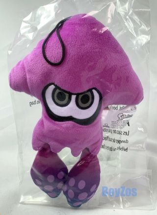 Splatoon Purple Inkling Squid Stuffed Plush 9 " Little Buddy 1436