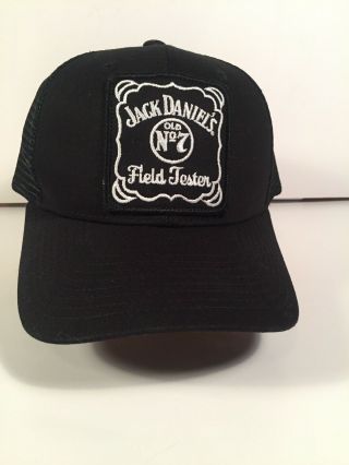 Jack Daniel’s Old No 7 Brand Field Tester Adjustable Hat Cap Black -