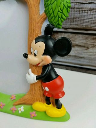 Vintage Walt Disney Mickey Mouse & Minnie Tree 3 - D Picture Frame 3x5 photo 3
