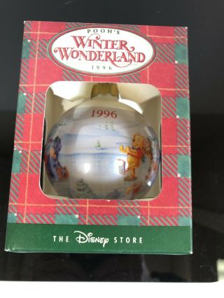 Walt Disney 1996 Christmas Ornament Winnie The Pooh Winter Wonder Land