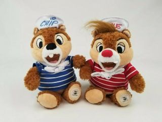 Disney Cruise Line Chip And Dale Plush Set Of 2