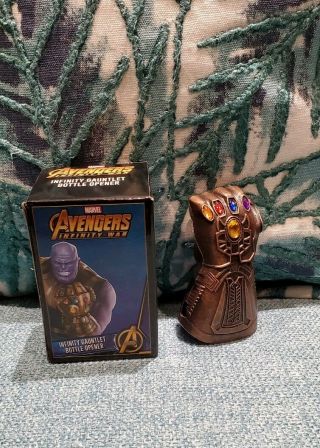 Marvel Avengers Thanos Infinity Gauntlet Glove Bottle Opener For Beer Or Soda