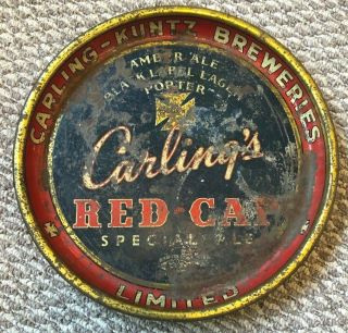 Carling Red Cap Ale,  Carling - Kuntz Brewery,  13 Inch Tray,  Canada,  Canadian