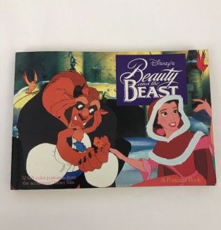 Vintage 1992 Disney’s Beauty And The Beast A Postcard Book 29 Postcards Scenes