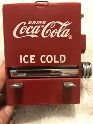 Vintage 1995 Coca - Cola Drink Ice Cold Toothpick Dispenser