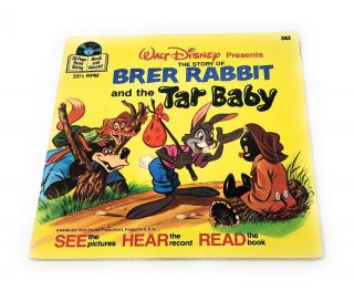Walt Disney The Story Of Brer Rabbit And The Tar Baby See Hear Read Lp Record