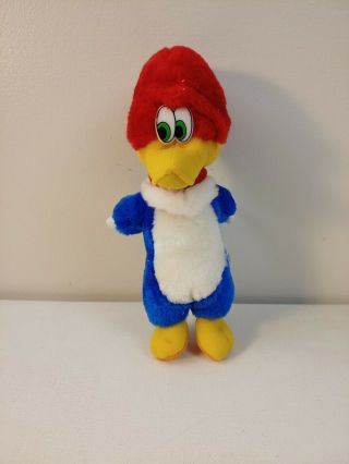 Vintage Woody Woodpecker Plush Stuffed Animal Toy Network With Tush Tag 10 " K16