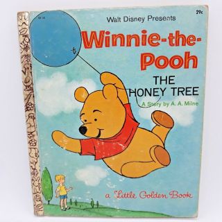 Winnie The Pooh 1965 The Honey Tree Walt Disney A Little Golden Book Edition A