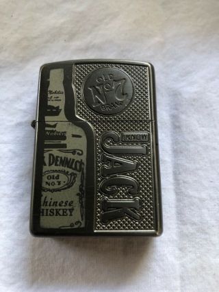Jack Daniels Cigarette Lighter Cigar Tobacco Zippo Smoke
