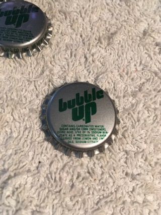 50,  vintage Bubble Up bottle caps. 3