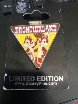 Disney Pin Frontierland Chip And Dale Pin Chip Dale Frontierland Pin Surprise Le