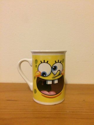 2013 Viacom Sponge Bob Square Pants Coffee Mug/tea Cup Nickelodeon