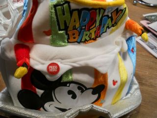 Adult Disney Happy Birthday Mickey Mouse Cake Hat Walt Disney World With Lights