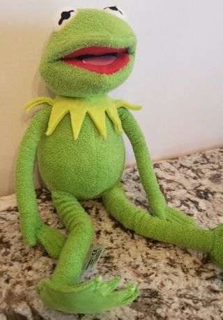 Disney Store Stamp The Muppets Kermit the Frog Plush Stuffed Animal 15 