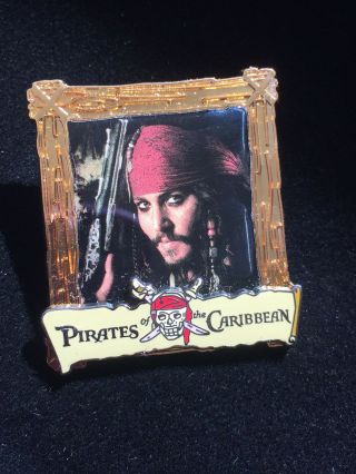 TDL Tokyo Disney Pirates of the Caribbean Captain Jack Sparrow Poster Pin 2