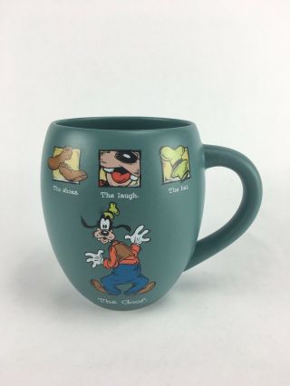 Disney Goofy Coffee Mug The Goof Teal Green Large Size Stoneware