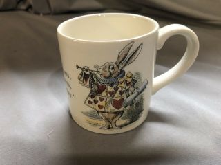 Poole Pottery Alice In Wonderland The Mad Hatter’s Tea Party Cup Made In England