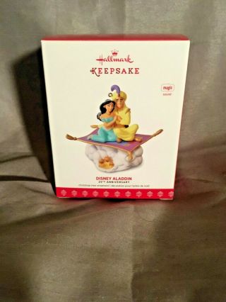 Hallmark 2017 Disney Aladdin 25th Anniversary Ornament