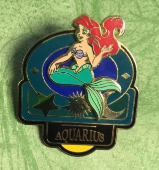 Disney Ariel The Little Mermaid Signs Of The Zodiac Aquarius February 2002 Pin