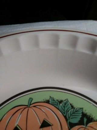 Thanksgiving/ Holidays pumpkin Pie Dish Sunnycraft.  with Recipe Full Size 3
