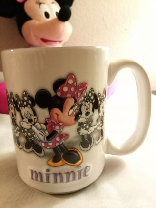 Disney Parks Minnie Mouse Ceramic Mug Pink Dress