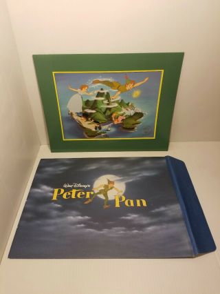 1998 Walt Disney Store PETER PAN Exclusive Commemorative Lithograph w/ sleeve 3