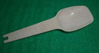 Vintage Tupperware White W/grey Speckles 1 Tbsp Measuring Spoon