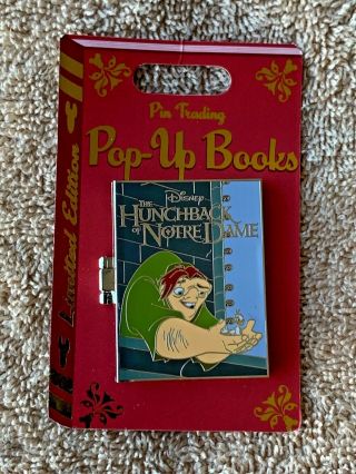 2019 Pop - Up Books The Hunchback Of Notre Dame Le Disney Pin