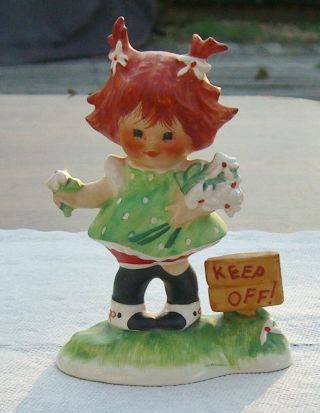 Goebel Redhead Charlot Byj Porcelain Figurine Daisies Won 