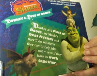 Shrek Donkey and Puss in Boots 2007 Dreamworks 3