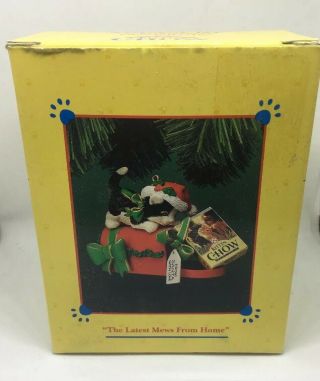 Enesco Ornament 1994 Latest Mews From Home - Purina Kitten Chow - 653977