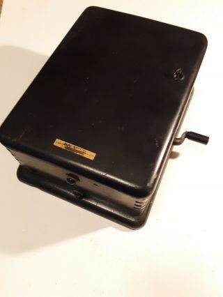 Vintage Kellog Telephone Magneto/crank Box,  Model/date - Unknown