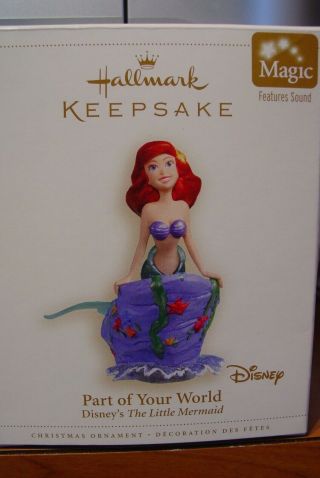 2006 Hallmark Keepsake Magic Disney’s The Little Mermaid With F/bonus