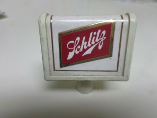 Older Vintage Smaller,  Schlitz Beer Tap Handle,  2 - 3/4 Inch Tall