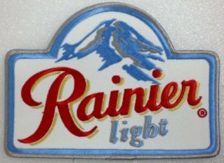 Large Rainier Light Beer Brewery Patch