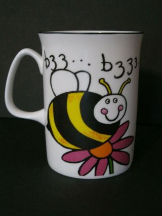Rose Of England Fine Bone China Cute Busy Bee Mug Cup