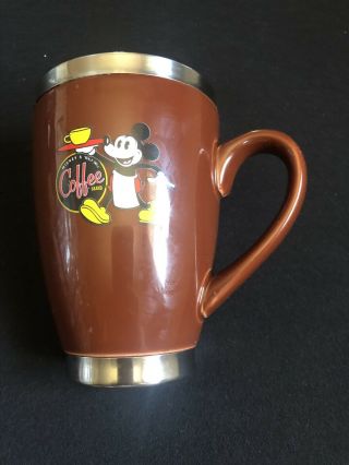 Mickey Mouse Metal Coffee To Go Mug/cup Mickey 