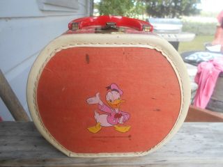 Walt Disney Donald Duck Mini Case By Neevel 6 - 1/2 " Tall 7 - 7/8 " Wide And 3 - 1/2 "