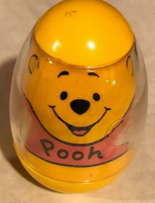 Vintage Weeble Wobble Weebles Walt Disney Winnie The Pooh Figure 1 3/4 "