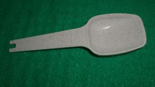 Vintage Tupperware White W/grey Speckles 1 Tbsp 3 Tsp Measuring Spoon