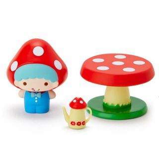 Little Twin Stars Mini Figure Doll Set Kiki Mushroom Sanrio Kawaii Cute F/s
