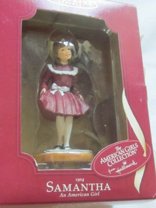Hallmark Keepsake Ornament American Girl Doll Samantha Pleasant Company - Ln Mib