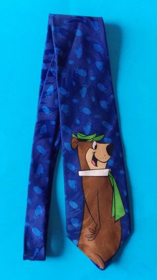 Yogi Bear Cartoon Network 100 Polyester Tie 58 " Long