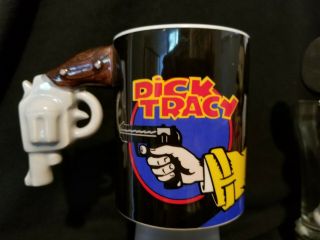 Dick Tracy Coffee Mug with Gun Handle by Applause © Walt Disney from 1990 Movie 2