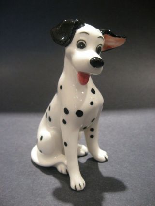 Vintage 101 Dalmatians Dog Ceramic Figurine Walt Disney Japan