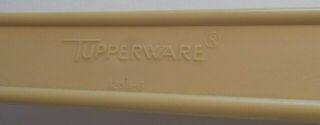 Vtg Tupperware 1258 - 6 Harvest Gold Cake Pie Taker Carrier HANDLE STRAP 25 