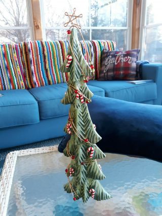 Fitz And Floyd Christmas Tree 18 " Tall