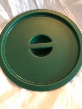 Tupperware One Touch Canister Coffee Scoop Cover Seal Lid 2717 Hunter Green