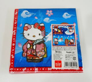 Sanrio Hello Kitty Kimono Costume Pack Of 20 Paper Napkin Japan Exclusive