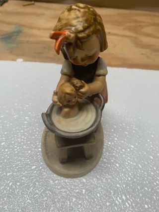 Goebel Hummel Figurine 319 " Doll Bath "